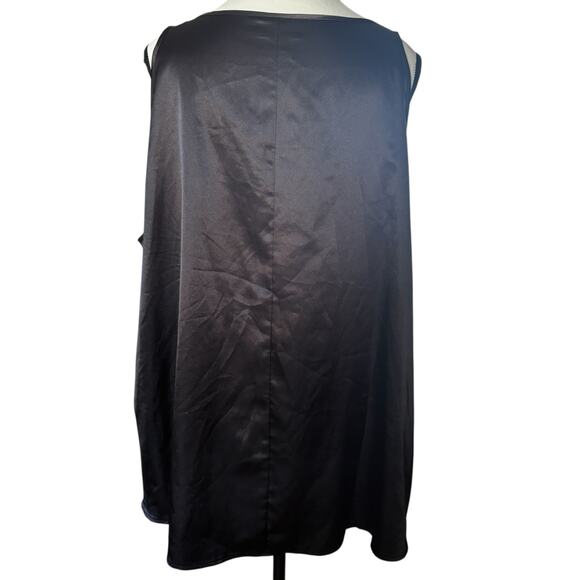 Lane Bryant Tank Top Womens 2x Sequin Sleeveless V Neck Shimmer Layering Top - Picture 5 of 9